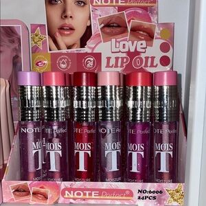 Love Lip Oil Set - Pink, Red, Purple